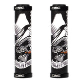 CNC Silicone MTB Grips,Silicone Bike grips, Gel grips for Mountainbike/BMX/Bicycle., White-HD